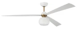 Otto 3 Blade Ceiling Fan with Light Kit 60 Inches Wide by Craftmade - OTT60-3