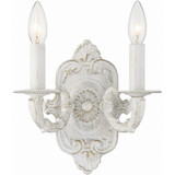 Paris Market 2 Light Candle Style Wall Sconce 10 Inch Wide by Crystorama - 5122