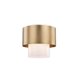Corinth 1 Light 11 Inch Wide Flush Mount by Hudson Valley - 8609