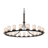 Fusion Dakota 21 Light Chandelier by Justice Design FSN-8716-10-SEED - FSN-8716-10-SEED