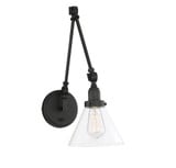 Drake 1 Light Adjustable Wall Sconce by Savoy House - 9-9131CP-1