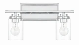 Clark 2 Light Bath Vanity 9.38 Inch Tall and 17.38 Inch Wide by Craftmade - 20417