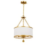 Broche 3 Light Small Chandelier by Crystorama - 513