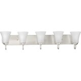 Classic 5 Light Vanity Light by Progress - P300237