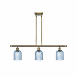 Bridal Veil 3 Light Stem Hung Island36 Inch Wide by Innovations - 516-3I-G559-5-GL