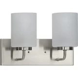 Merry 2 Light Vanity Light by Progress - P300328