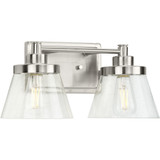 Hinton 2 Light Vanity Light by Progress - P300349
