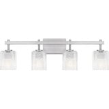 Brenthouse 4 Light Bath Vanity 9.25 Inch Tall and 31.5 Inch Wide by Quoizel - BTH8631