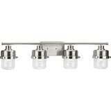 Beckner 4 Light Vanity Light by Progress - P300425