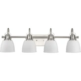 Preston 4 Light Vanity Light by Progress - P300429