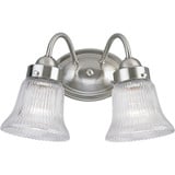 2 Light Vanity Light 11.75 Inch Length by Progress - P3288