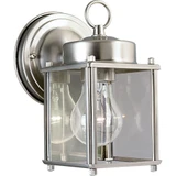 Flat 1 Light Outdoor Wall Lantern by Progress - P5607