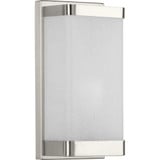 Linen Glass Sconce 1 Light Wall Sconce by Progress - P710072