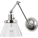 Hinton 1 Light Wall Sconce 14.38 Inch Tall by Progress - P710094