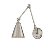 Morland 1 Light Adjustable Wall Sconce by Savoy House - 9-961CP-1