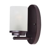 Corona 1 Light Frosted Glass Wall Sconce by Maxim - 10211FT