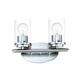Corona 2 Light Clear Glass Vanity Light by Maxim - 10212