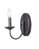 Logan 1 Light Candle Style Wall Sconce by Maxim - 10351