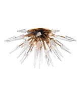 Sparta 6 Light 28 Inch Wide Semi Flush Mount by Hudson Valley - 9028
