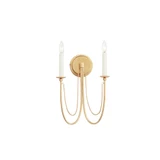 Plumette 2 Light Candle Style Wall Sconce by Maxim - 12161
