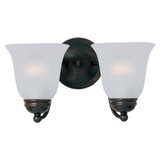 Basix 2 Light Vanity Light by Maxim - 2121FT