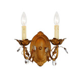 Elegante 2 Light Candle Style Wall Sconce by Maxim - 2857