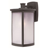 Terrace 1 Light Frosted Seedy Glass Large Outdoor Wall Lantern by Maxim - 3254FS