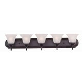 Essentials 801X 5 Light Vanity Light by Maxim - 8015