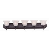 Essentials 801X 5 Light Vanity Light by Maxim - 8015