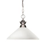 Shark 1 Light Medium Pendant by Z-Lite - 100701BN