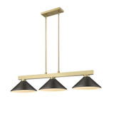 Cobalt 3 Light Medium Pendant by Z-Lite 152MGLD