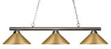Sharp Shooter 3 Light Medium Island Pendant by Z-Lite - 155-3S
