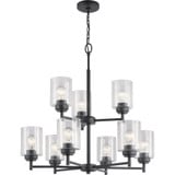Winslow 9 Light Large 2 Tier Chandelier by Kichler - 44031
