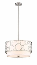 Kendall 3 Light Large Pendant by Z-Lite - 197-17