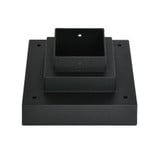 Accessory Outdoor Square Pier Mount 6.75 Inch W by 3.5 Inch H by Z-Lite - SQPM