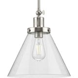 Hinton 1 Light Medium Pendant 12.5 Inch Tall by Progress - P500324