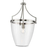 Parkhurst 1 Light Medium Pendant 23.37 Inch Tall by Progress - P500361