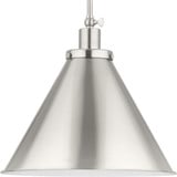 Hinton 1 Light Medium Pendant 16 Inch Wide by Progress - P500385