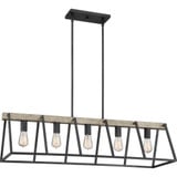 Brockton 5 Light Oversized Linear Chandelier by Quoizel - BRT542