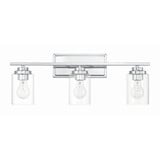 Clark 3 Light Bath Vanity 9.38 Inch Tall and 24.75 Inch Wide by Craftmade - 20425