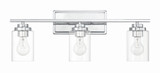 Clark 3 Light Bath Vanity 9.38 Inch Tall and 24.75 Inch Wide by Craftmade - 20425