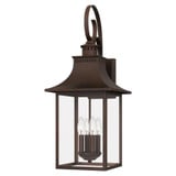 Chancellor 4 Light Outdoor Candle Style Wall Lantern by Quoizel - CCR8412