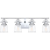 Grant 4 Light Vanity Light by Quoizel - GRT8604