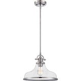 Grant 1 Light Medium Pendant by Quoizel - GRTS2814