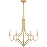 Mabel 5 Light Large Chandelier by Quoizel - MAB5026