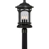 Marblehead 3 Light Outdoor Post Lantern with Coastal Armour by Quoizel  - MBH9011
