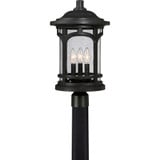 Marblehead 3 Light Outdoor Post Lantern with Coastal Armour by Quoizel  - MBH9011