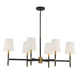 Brody 6 Light Small Linear Chandelier by Savoy House - 1-1631-6