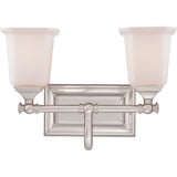Nicholas 2 Light Vanity Light by Quoizel - NL8602