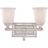 Nicholas 2 Light Vanity Light by Quoizel - NL8602